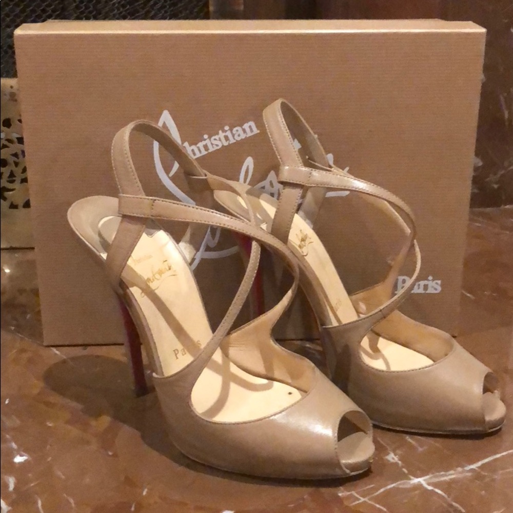 Christian Louboutin across Street 120 worn twice!